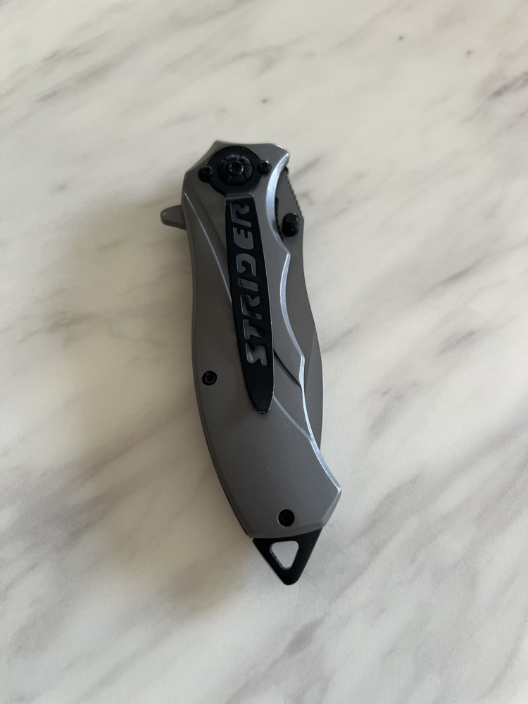 Folding Knife Locking Blade camping hiking Hunting Hook handy Durable Sharp New