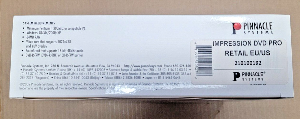Pinnacle Impression DVD-PRO NEW