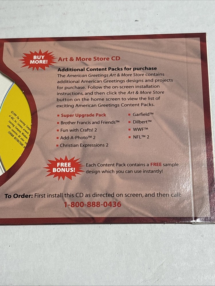 CreataCard 4 Plus PC-CD make print personalized anniversary comedy greeting card