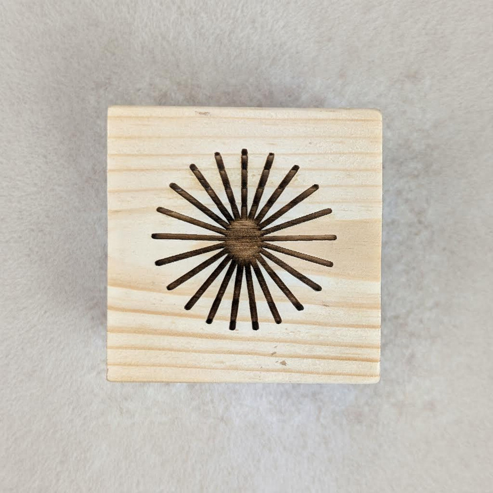 Pine Wood Sauna Oil Diffuser Cube for Essential Oils