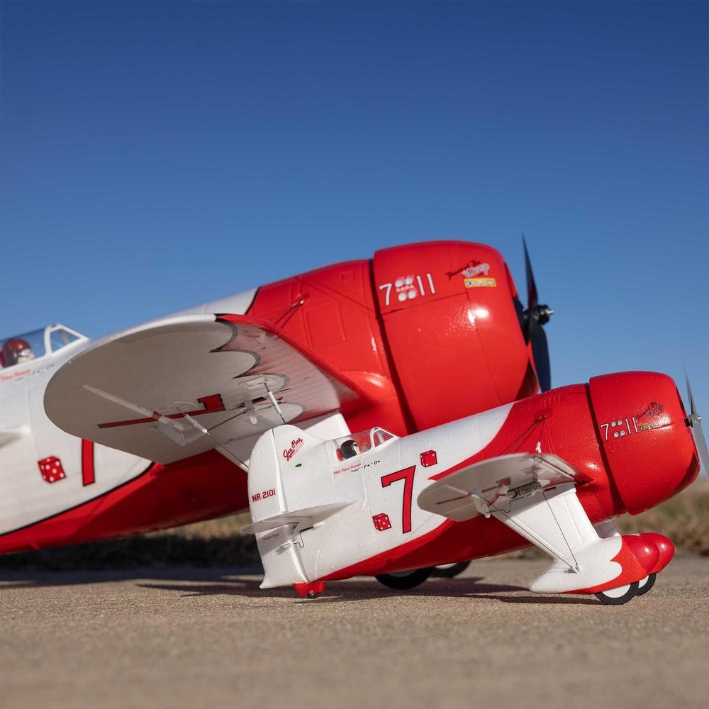 E-Flite EFLU61500 UMX Gee Bee R-2 510mm BNF Basic with AS3X and SAFE Select