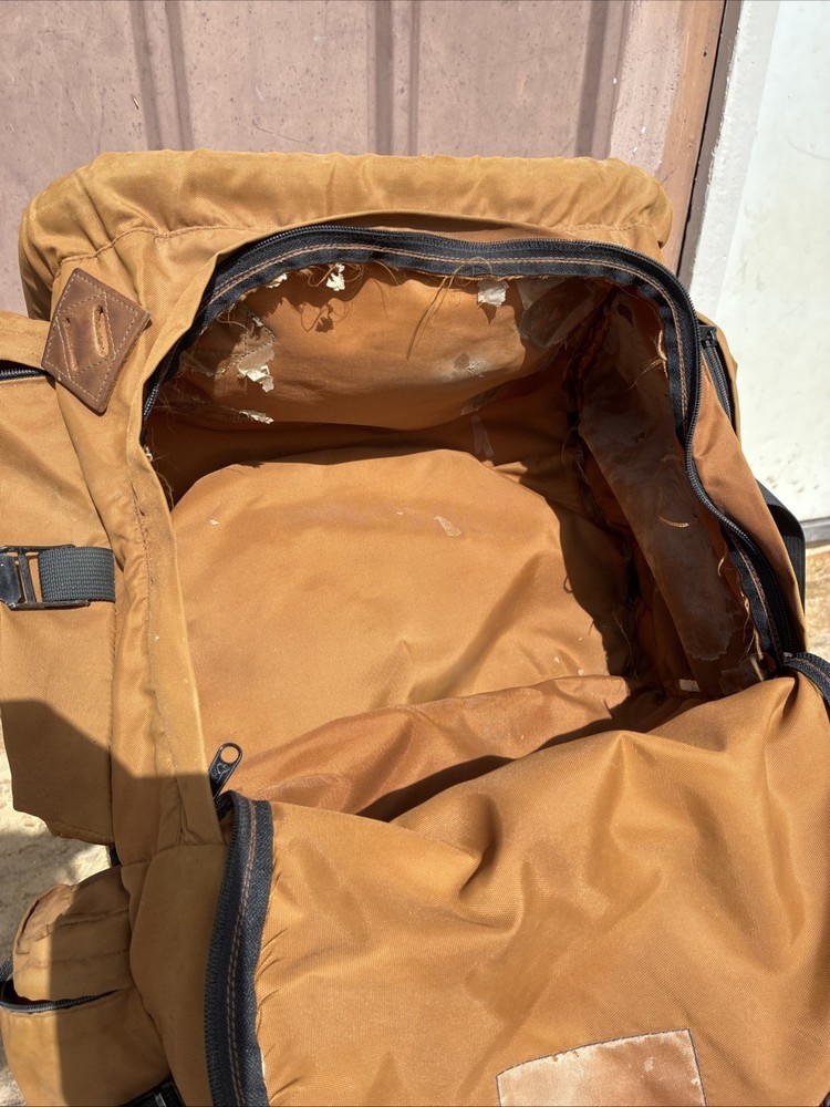 vintage jansport external frame backpack Brown