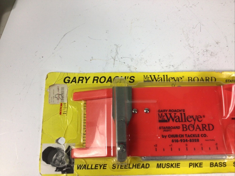 Churches Tackle Gary Roach's MR Walleye Boards Right Side, Unopened