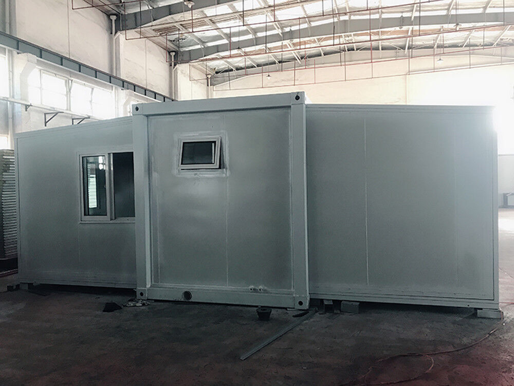 2-Pack 20FT Mobile Expandable Container House Utilities Full Bathroom/Bedroom