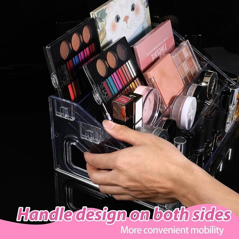Acrylic Nail Polish Organizer 5 Layer Storage Display Rack Multi-Purpose Stand