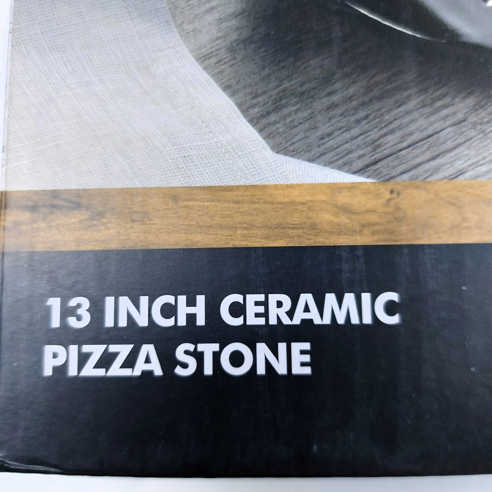 NEW - CRAFT KITCHEN 13" CERAMIC PIZZA STONE