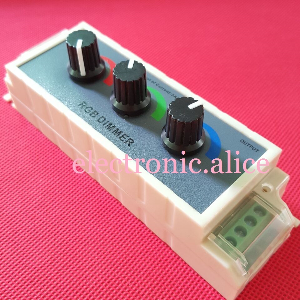 DC12-24V 3A rgb controller 3 channel RGB led dimmer controller for strip light