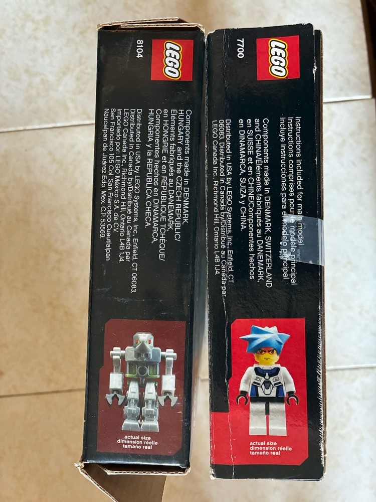 Lego BOXES ONLY Stealth Hunter Hikaru & Shadow Crawler Devastator Exo-Force