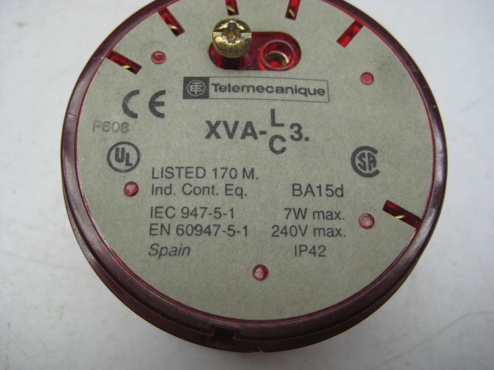 TELEMECANIQUE XVA-LC3 RED STACK LIGHT UNMP
