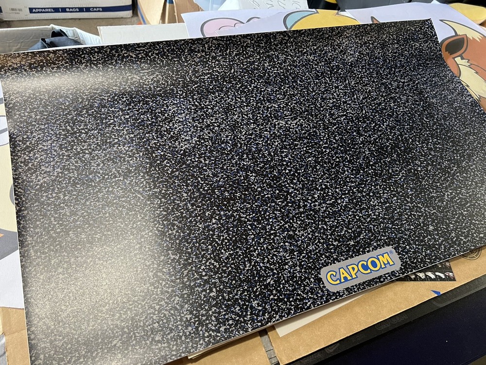 Laminated Capcom Camo/Leopard Arcade Control Panel Overlay 30” X 17” (cpo)