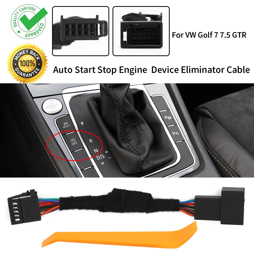 Stop Start Engine System From Cable Plug Eliminator For VW Golf MK7 7.5 Automatic