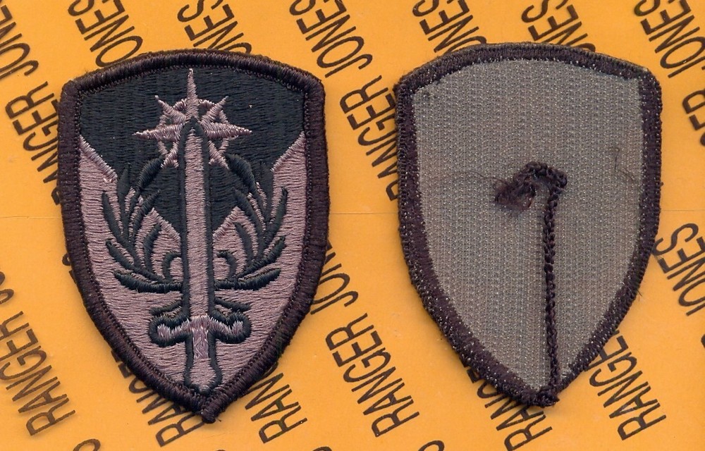 408th Support Brigade ACU w/ Hook 3.25" uniform patch m/e