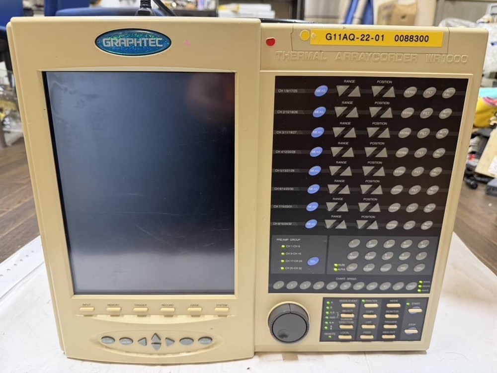 GRAPHTEC WR1000 Thermal Array Recorder Data Logger Unit