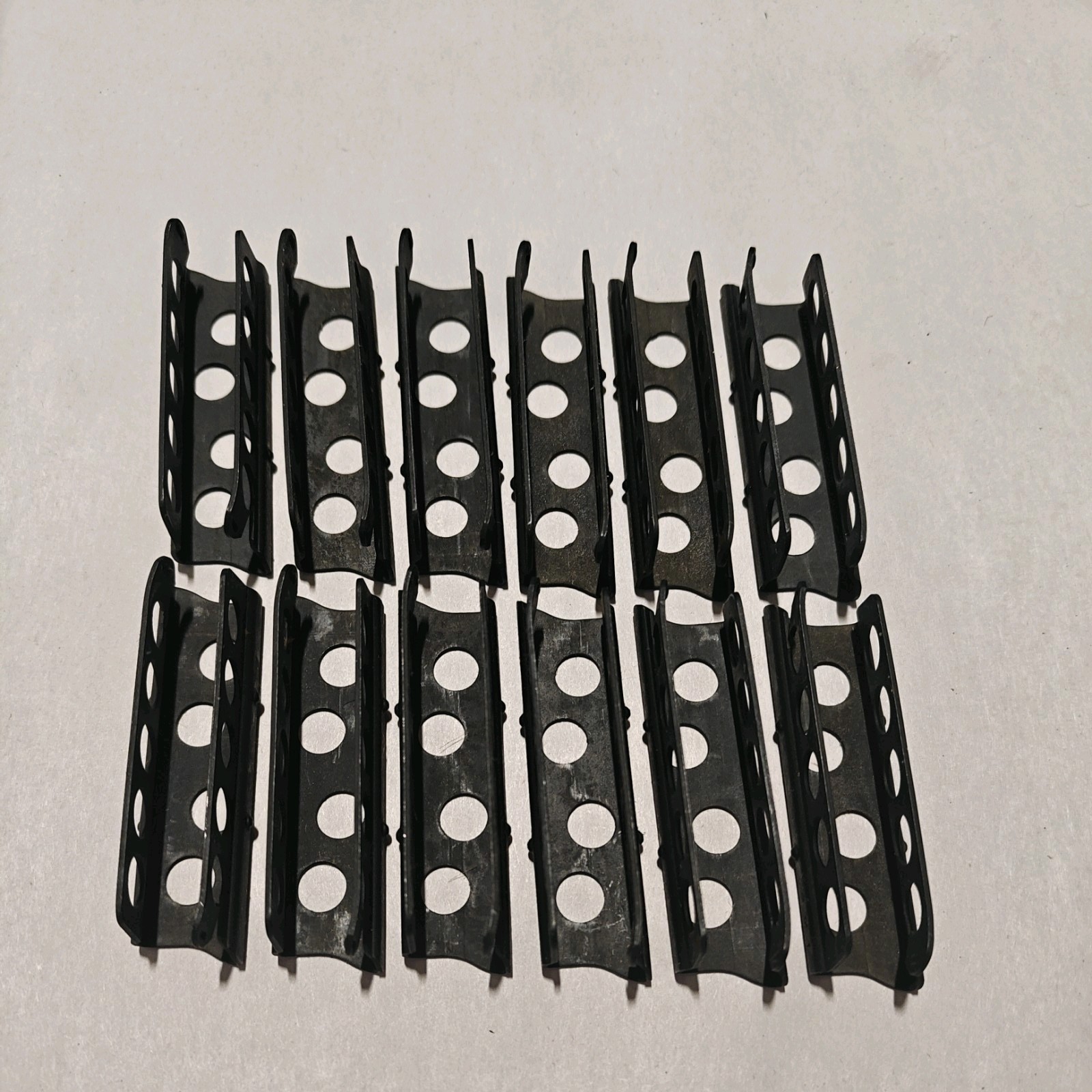 SET OF 12 BRITISH LEE ENFIELD 303 CLIPS WITH 2 POCKET AMMO POUCHES