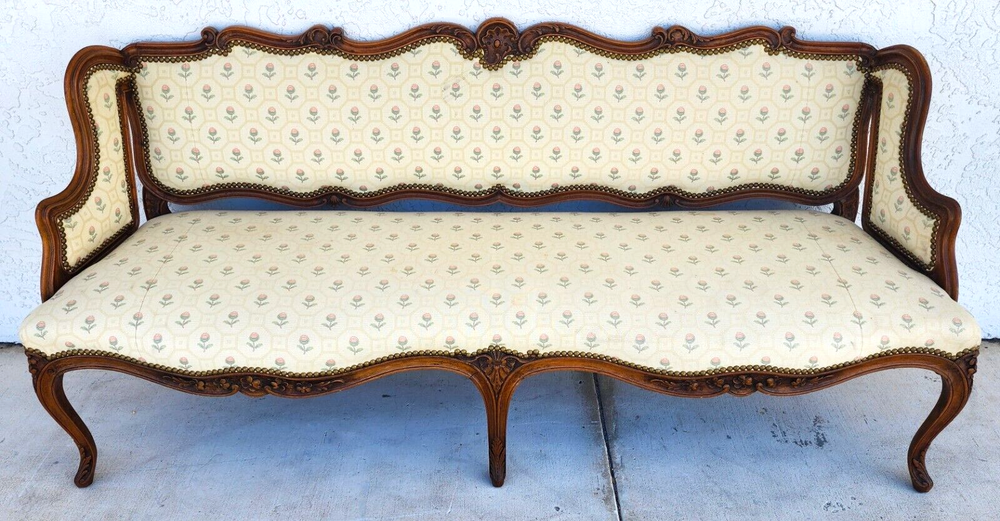 Antique Canape Bench Louis XV Style