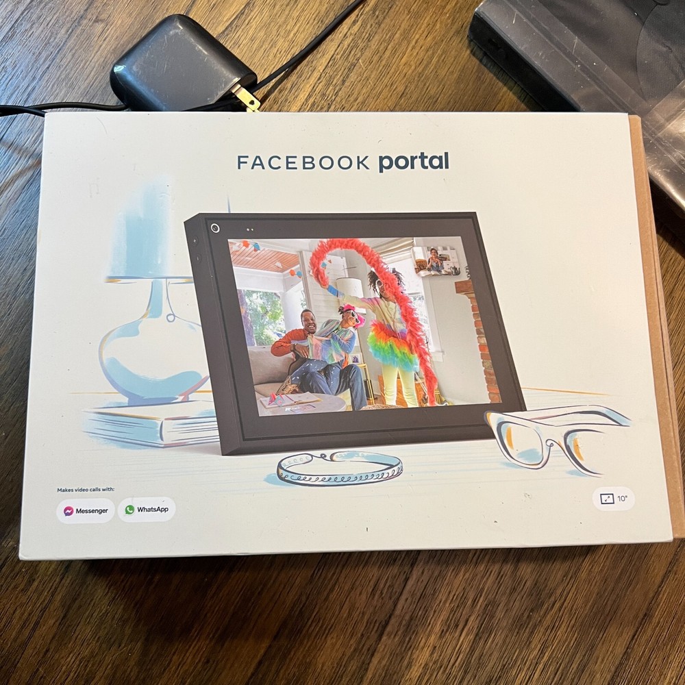 Facebook Portal Smart Video Calling, 10” Touch Screen Display, Black open box