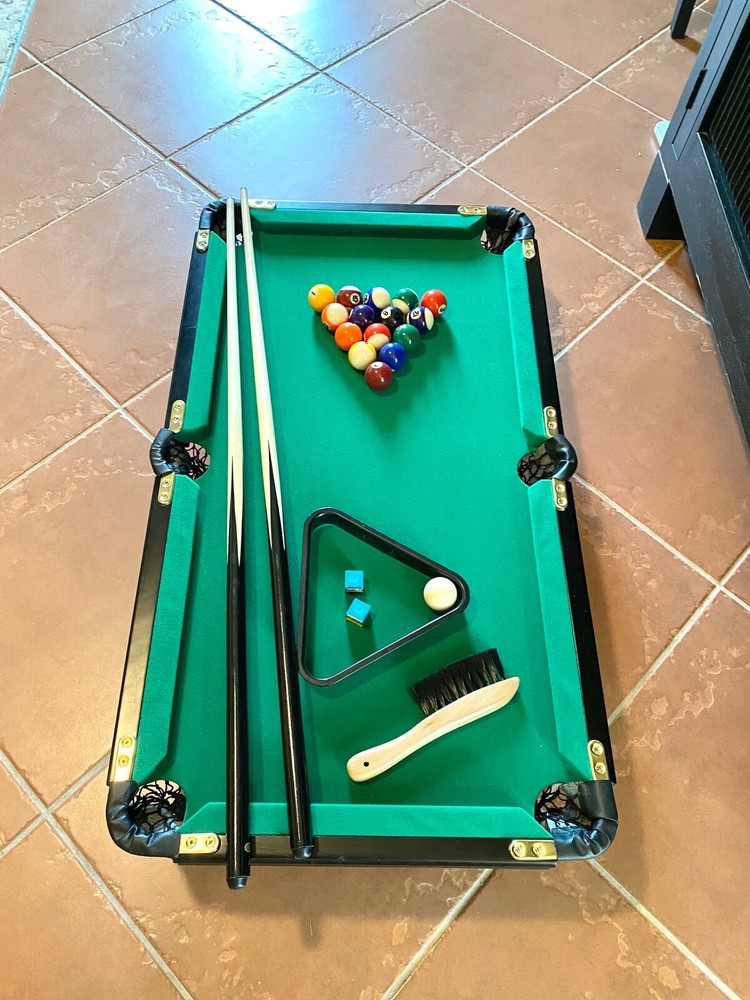 Tabletop Mini Pool Table / Billiards Set, Kid's Games Tabletop