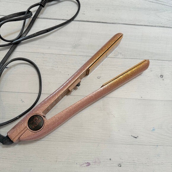 Chi Ceramic Flat Iron Glitter pink