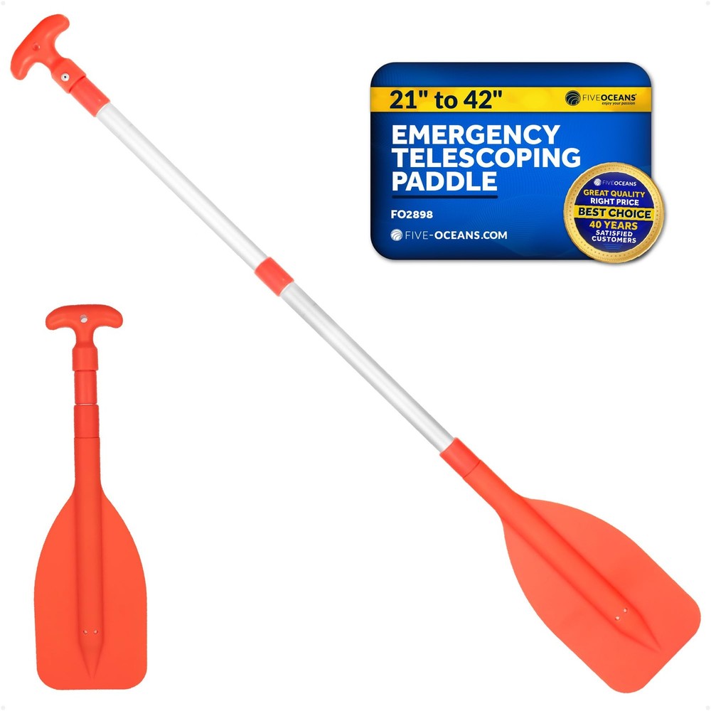 Five Oceans Boat Paddle, Emergency Paddle -Telescoping Paddle, Boat Paddles, ...