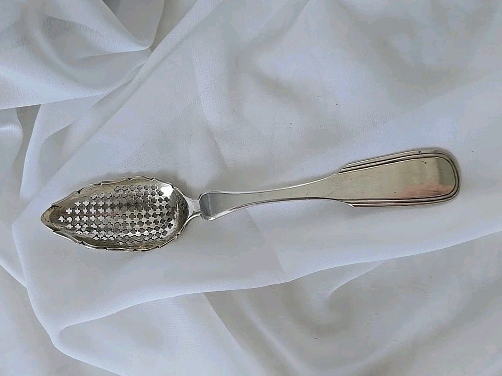 Lazarus Posen Antique Wet Fruit Grapefruit 800 Silver Spoon Germany