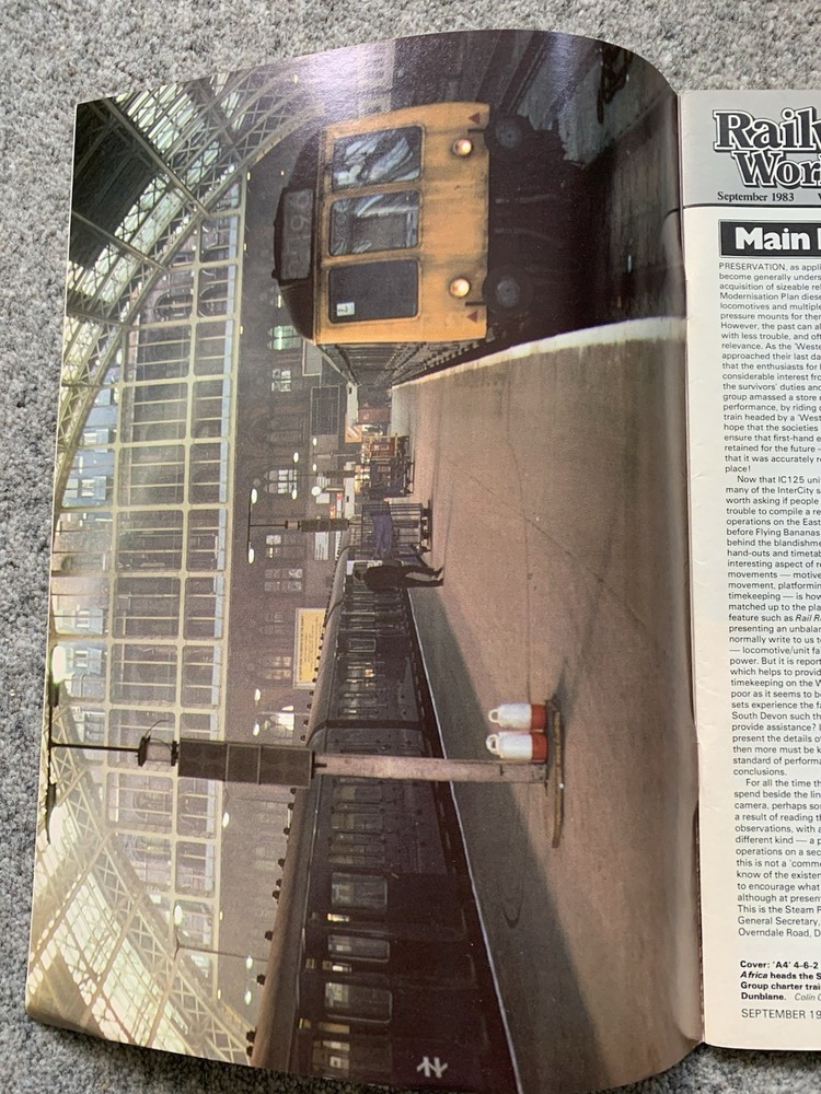 Railway World Magazine - 1983 - September issue