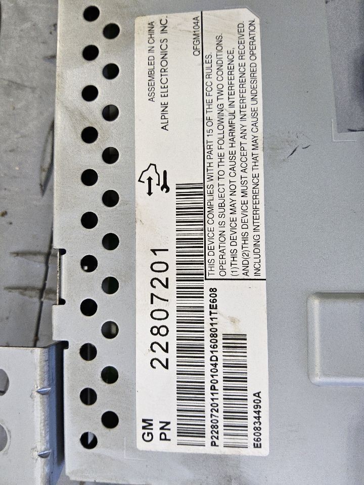 2010-2017 GMC Terrain Dash Mounted Lower 7" Display Screen