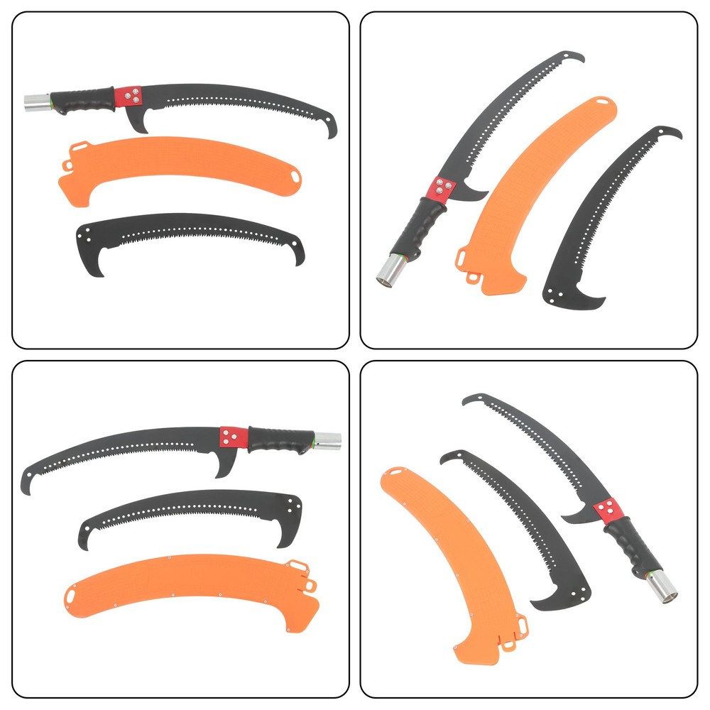 27FT Extendable Tree Trimmer & Pole Saw Combo 8-Section Telescoping Green Pole