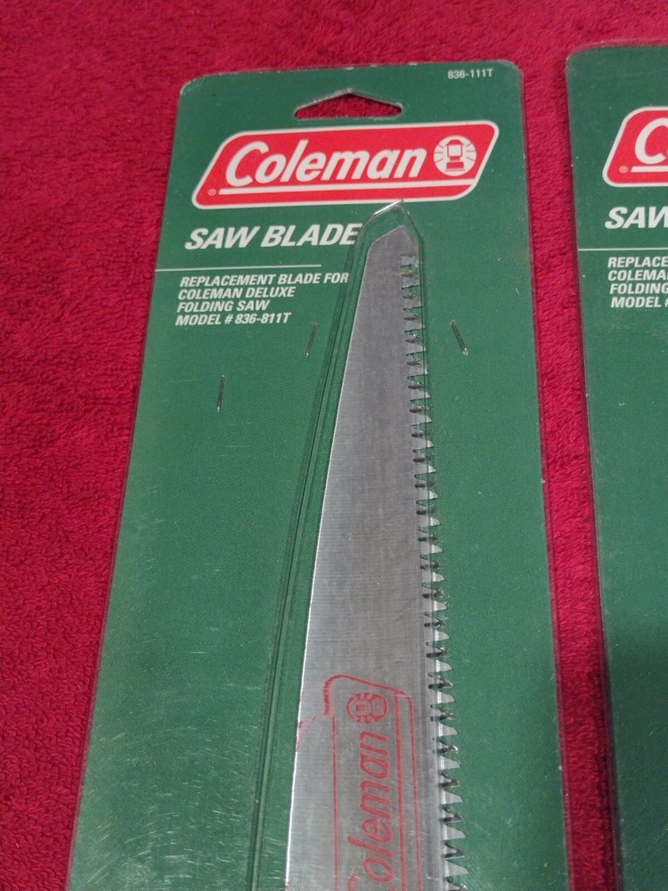 2- New Coleman 9" Folding Saw Replacement Blade