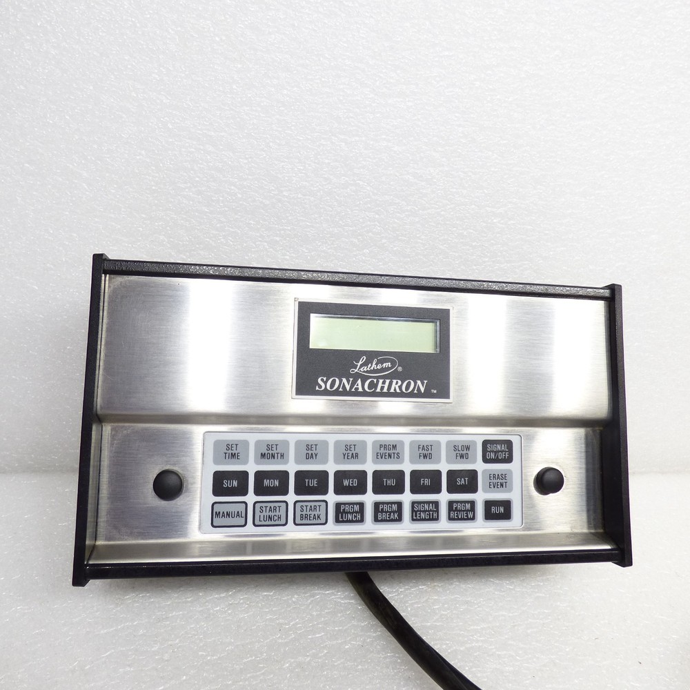 Lathem Sonachron powers on clean condition untested