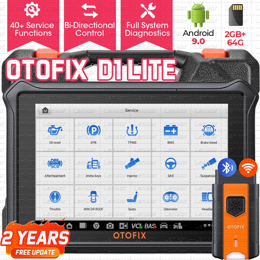 2025 OTOFIX D1 Lite Car Bidirectional Scanner Full System Diagnostic Coding Tool