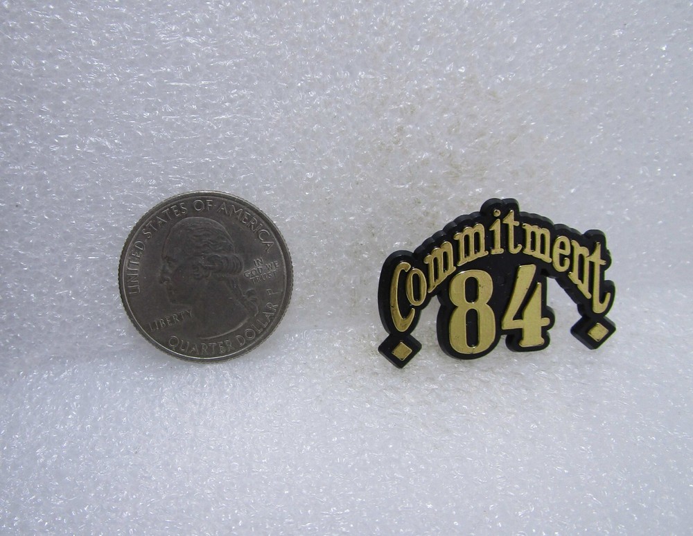 Commitment 84 Plastic Pin