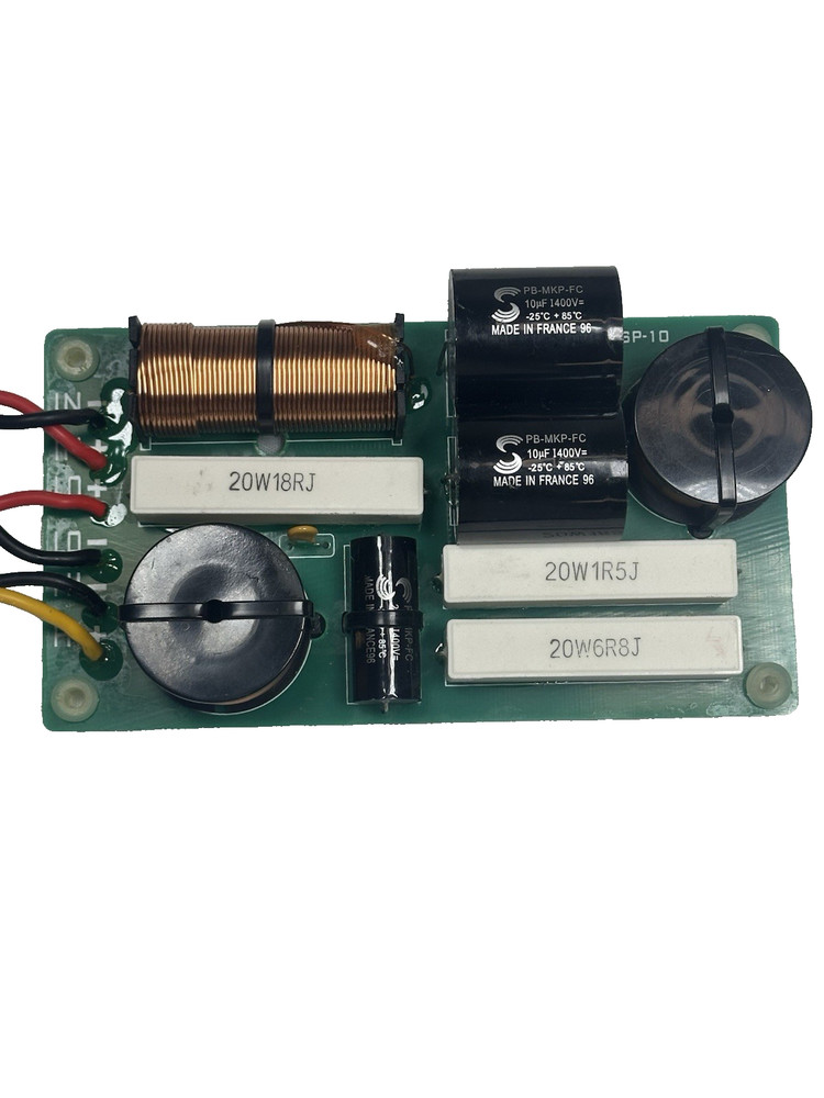 3 Way Passive Crossover for Line Array Boxes 450 Hz / 2100 Hz @ 8 ohms