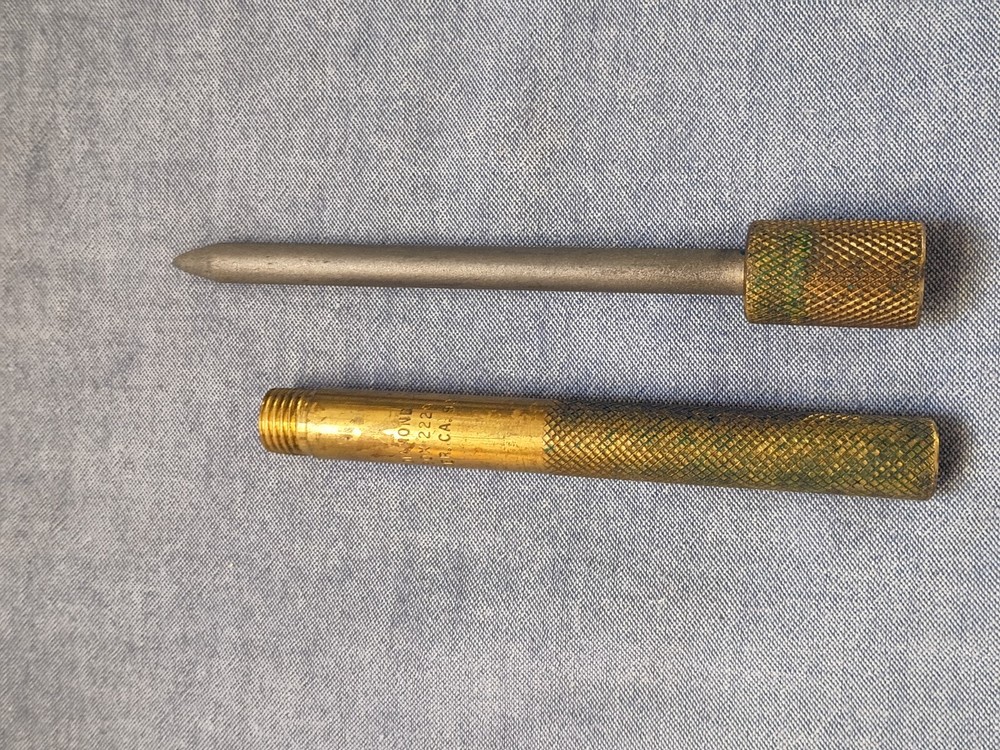 Vintage Brass Eze-Lap Diamond Sharpener -used-