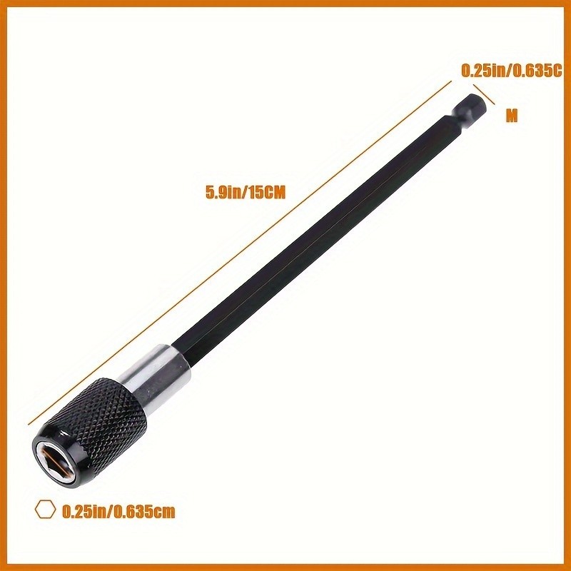Hex Quick-Release Self-Locking Drill Bit Extension Kit