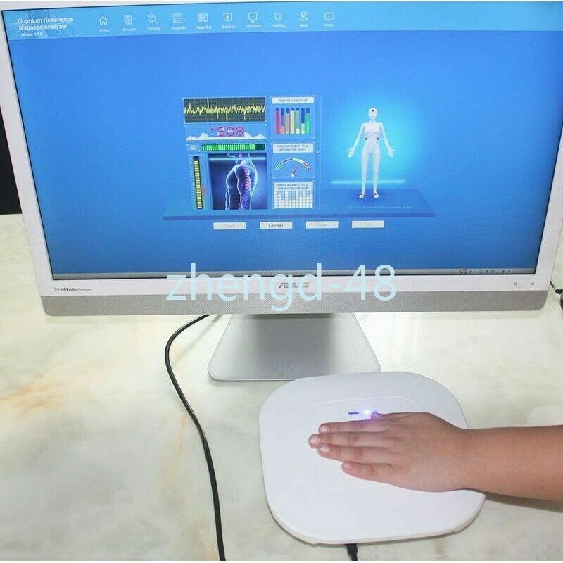 2025 Quantum Resonance Magnetic Analyzer Set White Hand Touch 62 Reports