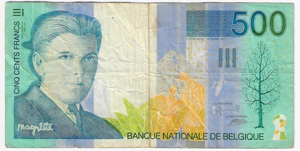 Belgium 500 Frank 1998 P-149 Circulated