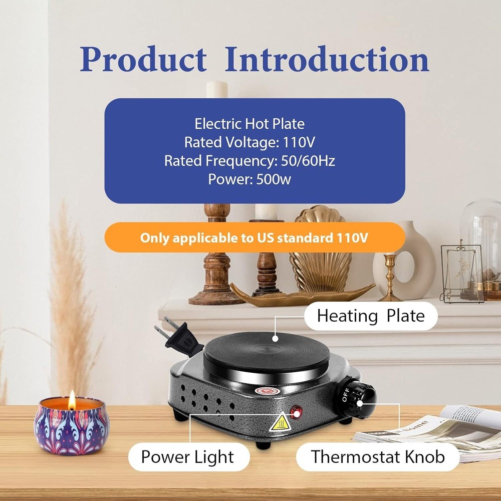 Complete Candle Making Starter Kit - Includes Pot, Thermometer & Safety Pads