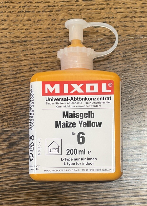 MIXOL Universal Tint #6 Maize Yellow - 200ml