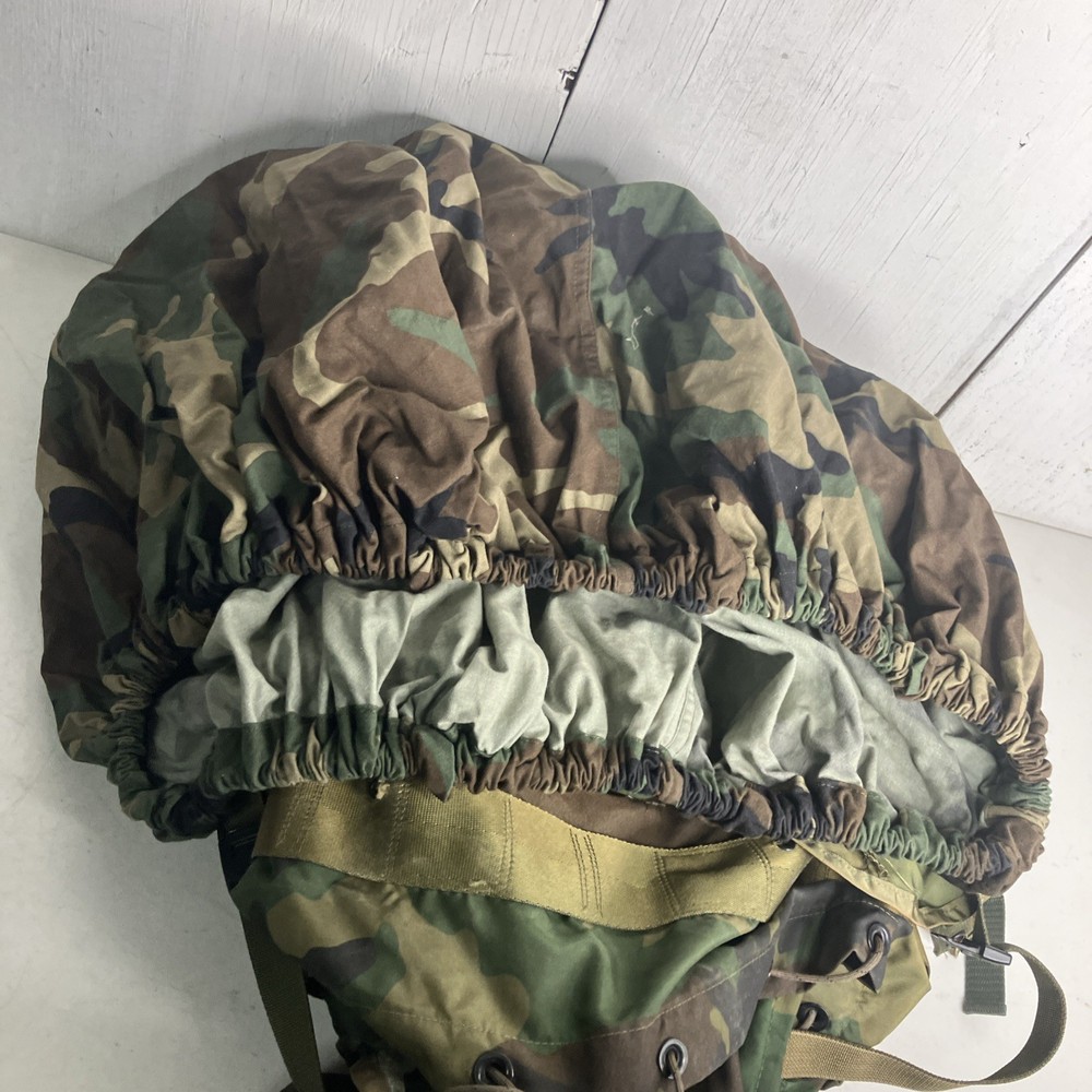 US Military Field Pack Combat Backpack Rucksack W/ Frame Nylon Medium LC-1
