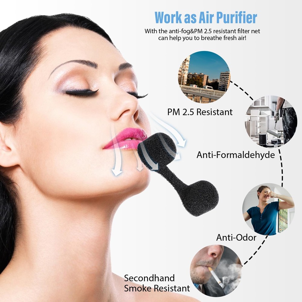 Nose Plug Filter Disposable Dust Filters Bulk Sponge 150 Pcs