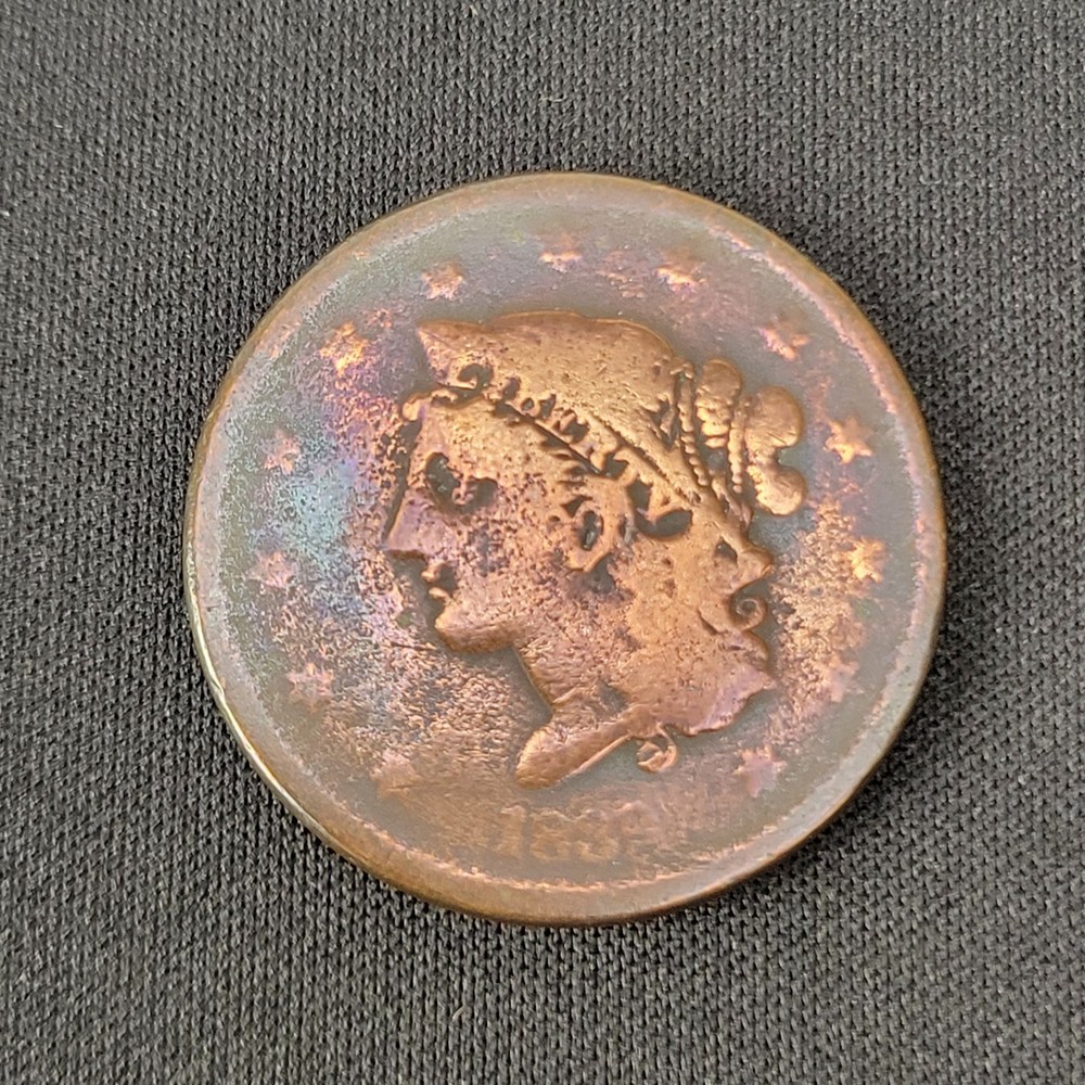 1839 Coronet Head Large Cent