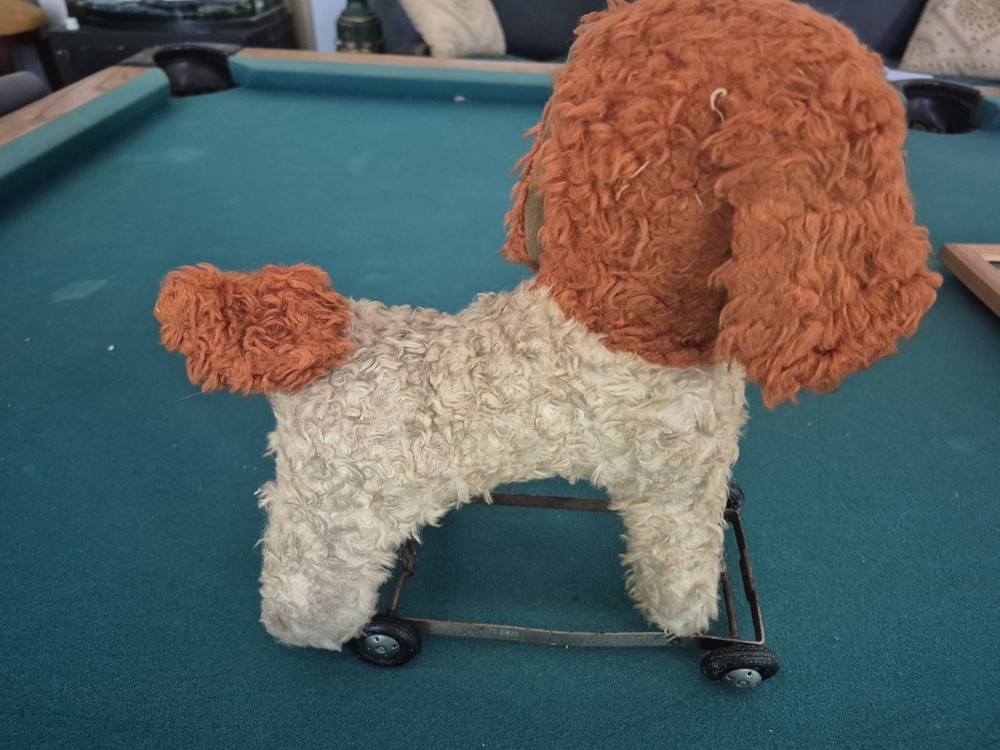 Charming Vintage Dog Pull Toy, 1930s–40s