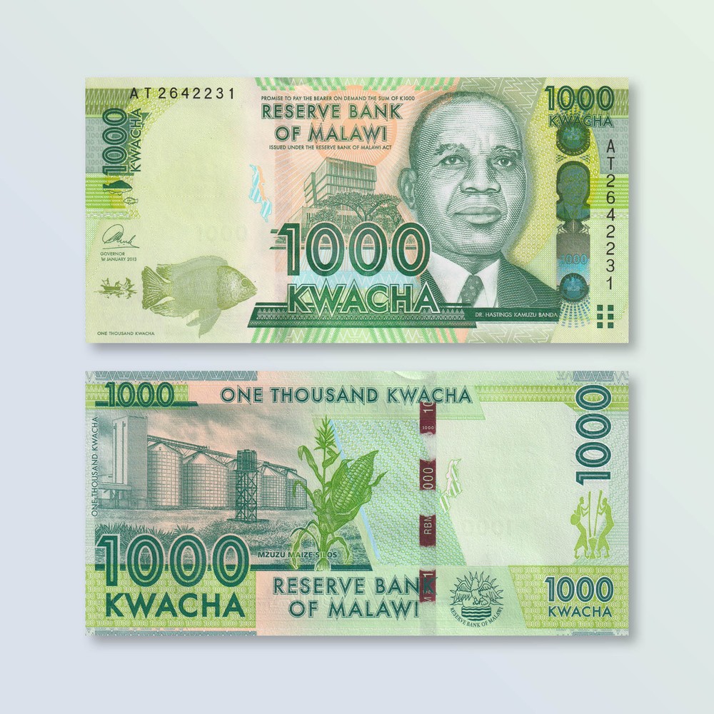 Malawi 1000 Kwacha, 2013, B155b, P62b, UNC