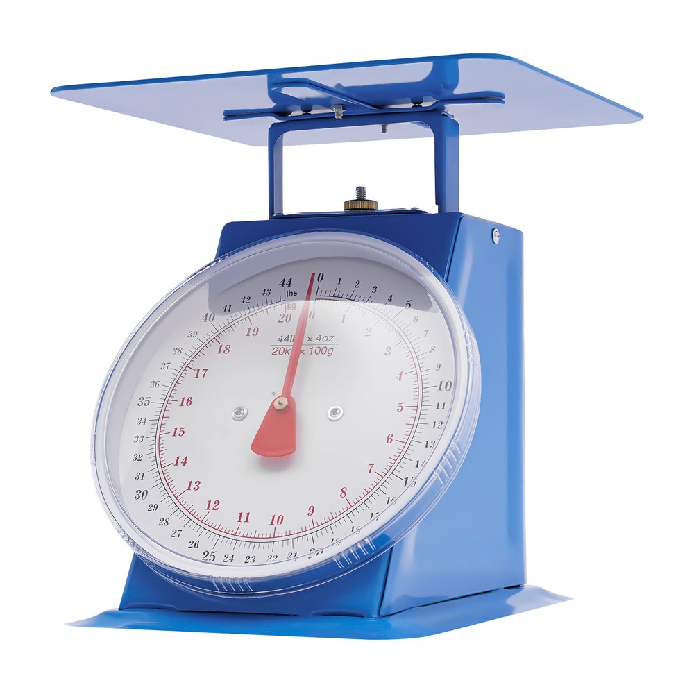 Industrial&Heavy Duty Portion-Control Mechanical Dial Scale Tabletop Blue kg/lbs