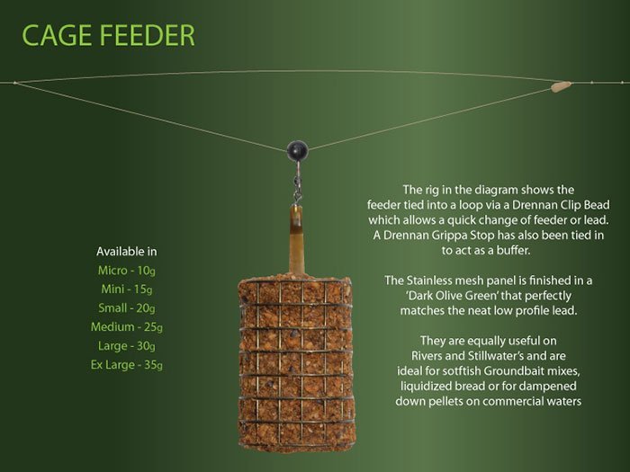 Drennan Oval Cage Feeder - All Sizes