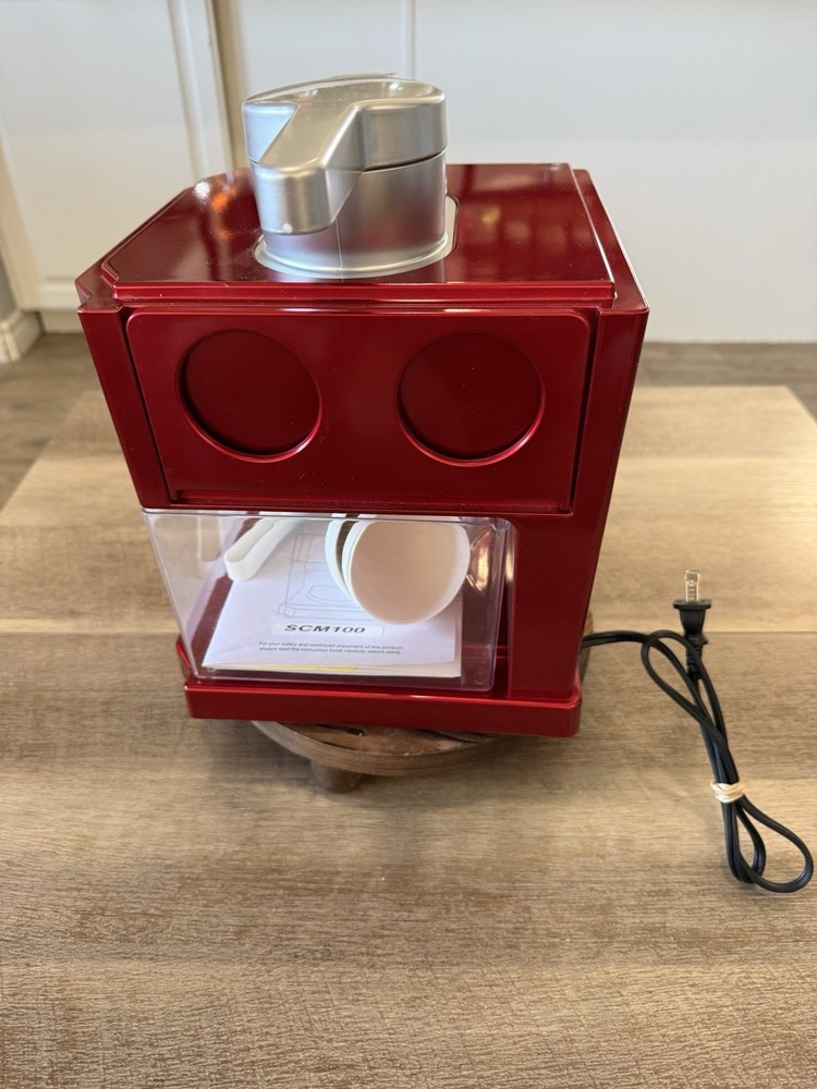 Waring Pro Snow Cone Maker With Original Measuring Scoop & Plastic Cones
