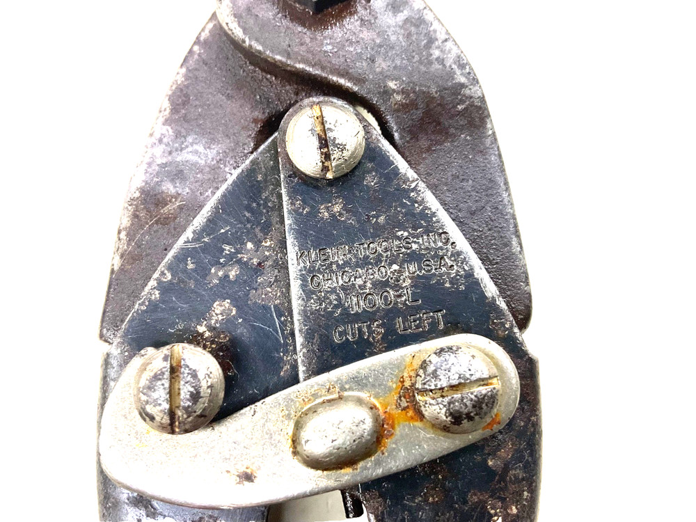 KLEIN TOOLS 10” LEFT CUT UTILITY TIN SNIPS, 1100-L, USA