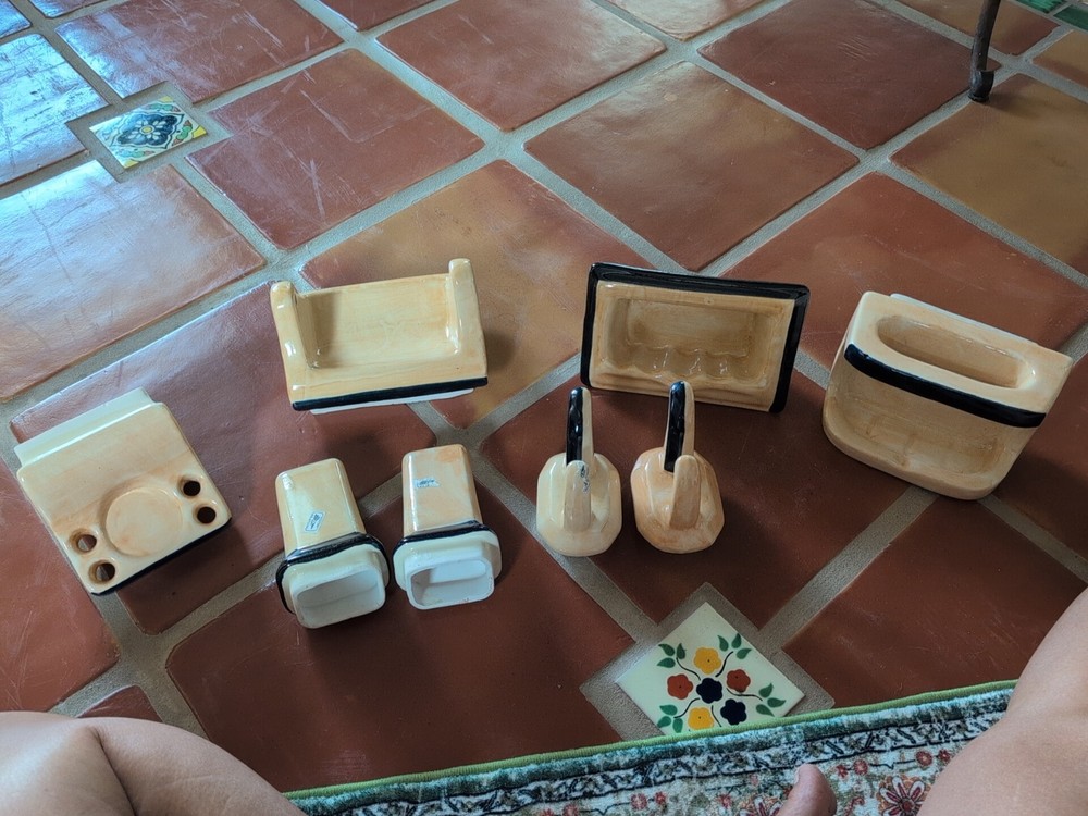8 Piece Talavera Bathroom Set