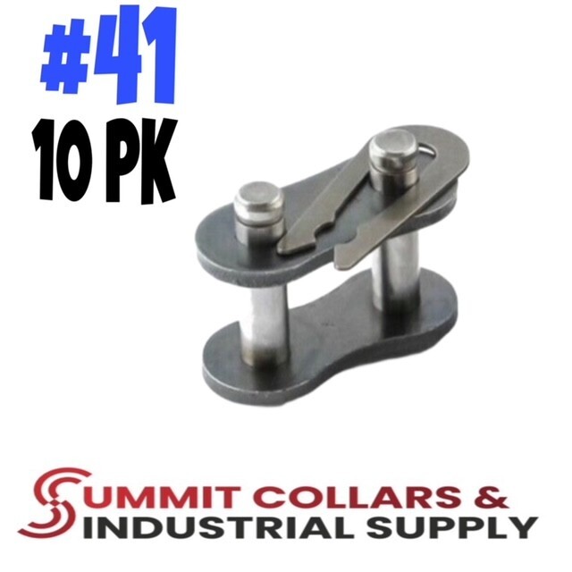 (10PK) #41 Roller Chain Connecting Links, Ships Same Day! Great Quality!