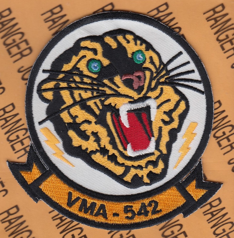 USMC Marine Corps Attack Sq VMA 542 Aviation ~4" patch c/e